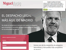 Tablet Screenshot of madridabogado.net